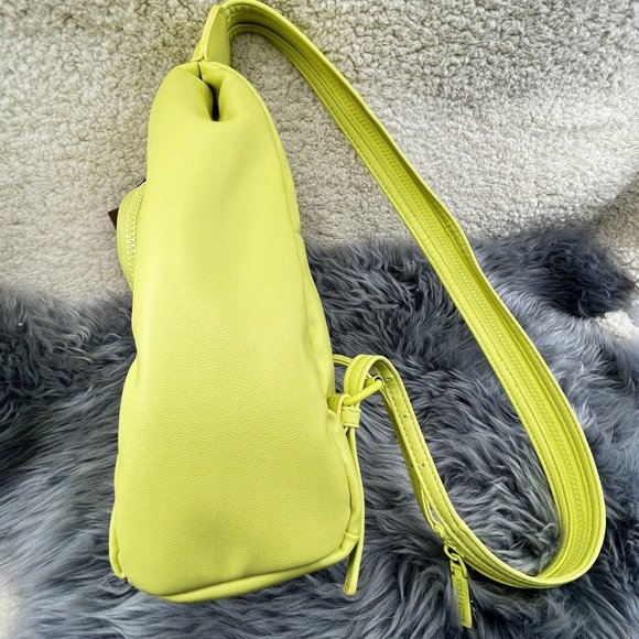 Steve Madden BJayaa Neon Green Convertible Sling Backpack Crossbody Tik Tok NWT - Picture 3 of 12